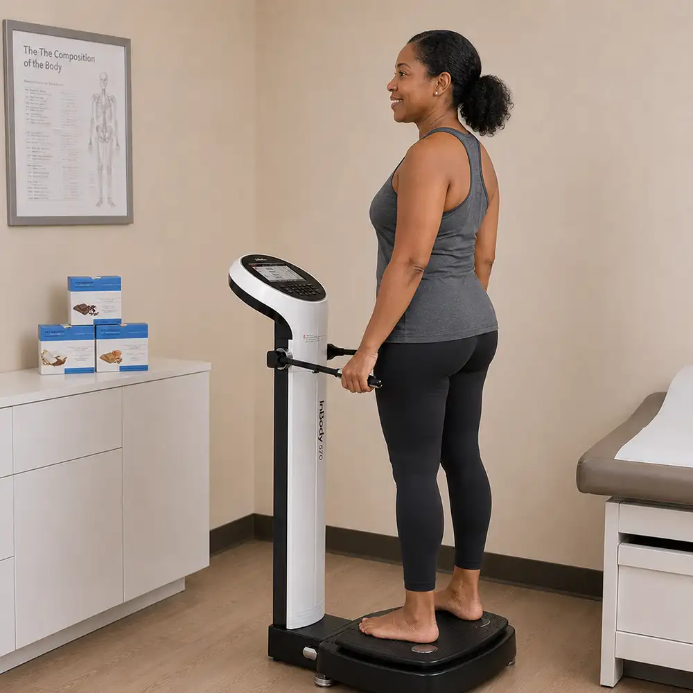 Body composition technology used to track medical weight loss progress