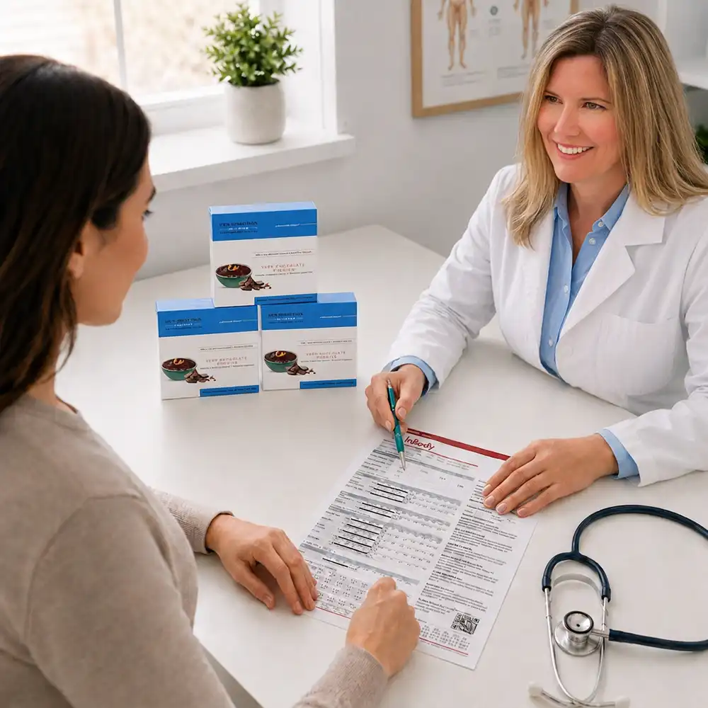 Physician-guided in-person weight loss consultation
